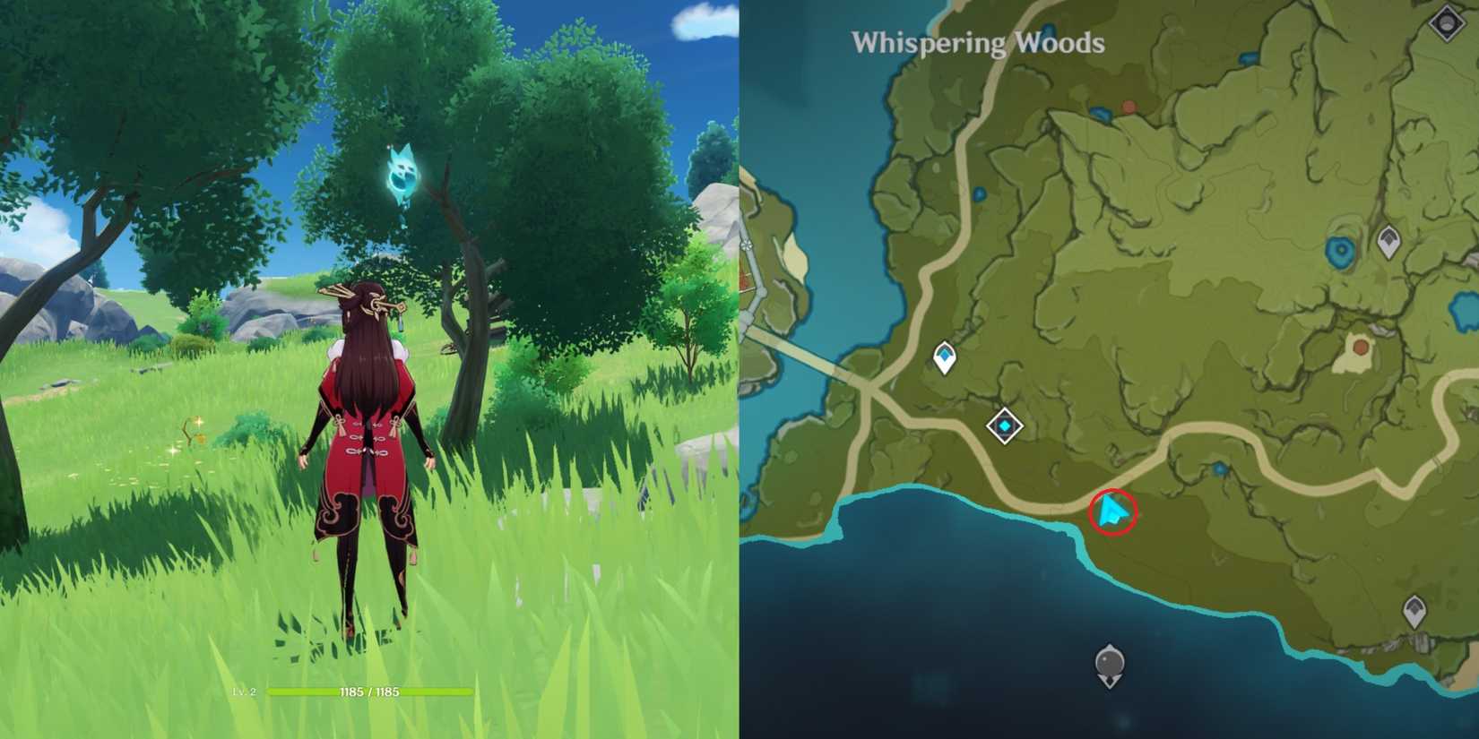 Starfell Valley Anemoculus Location 1