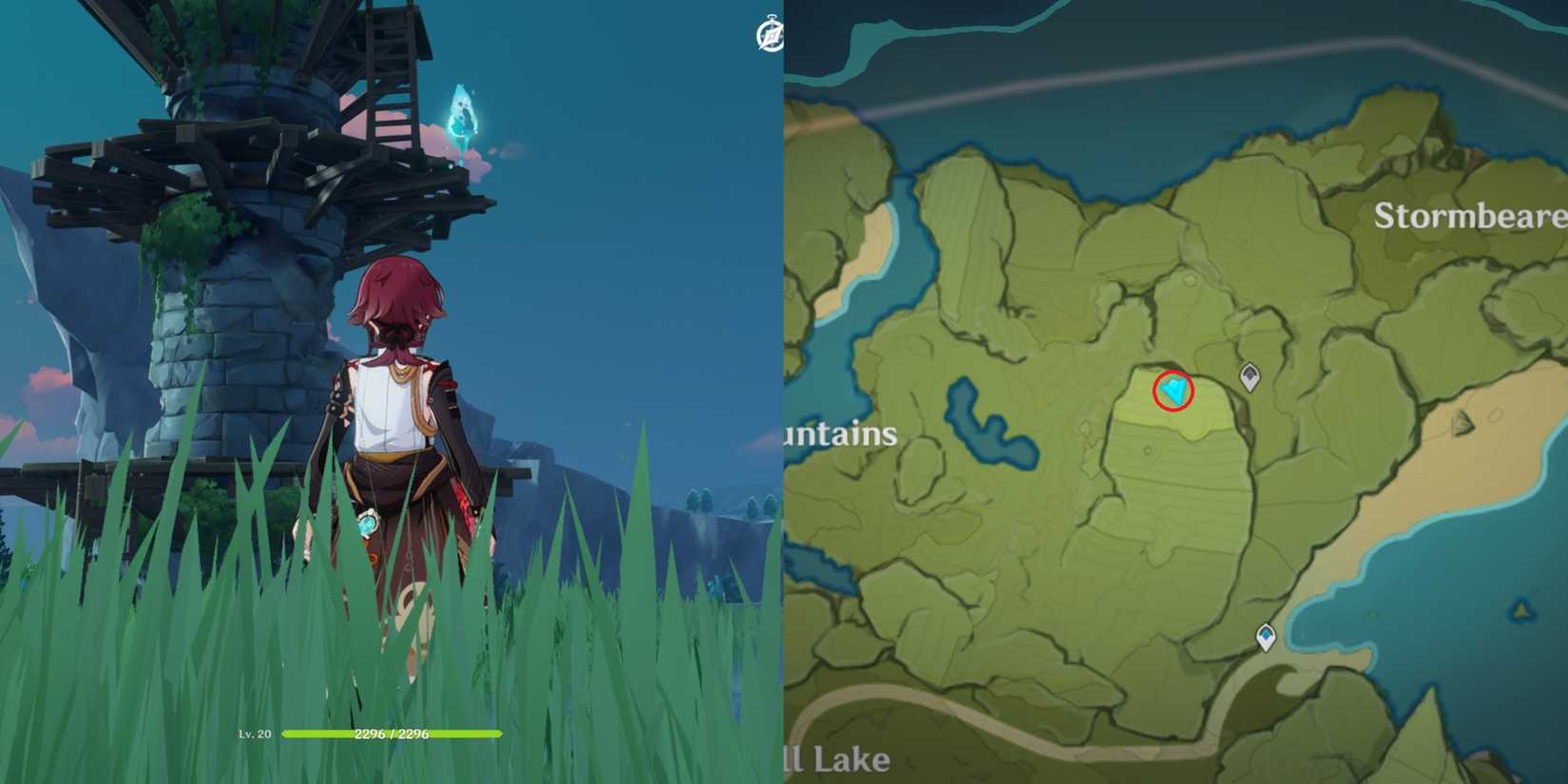 Starfell Valley Anemoculus Location 2