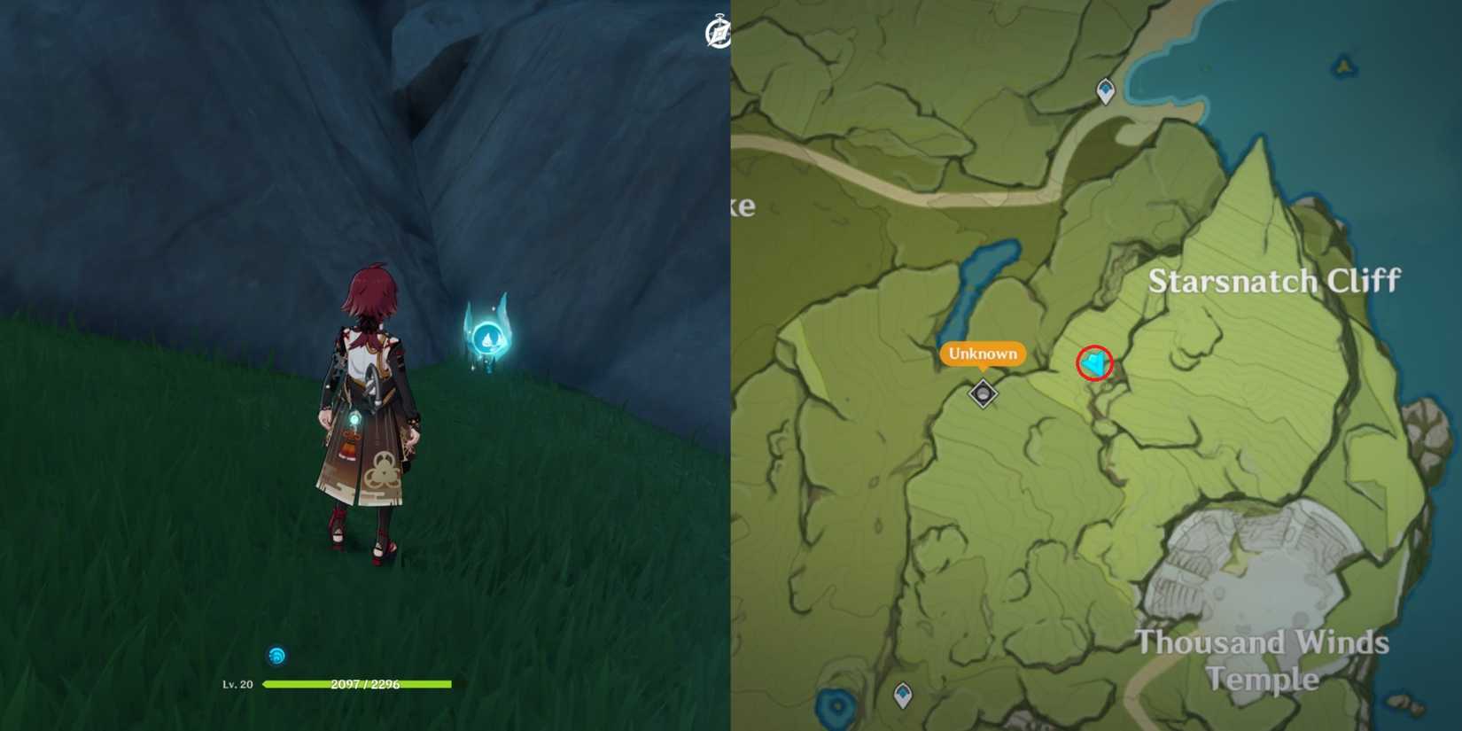 Starfell Valley Anemoculus Location 9