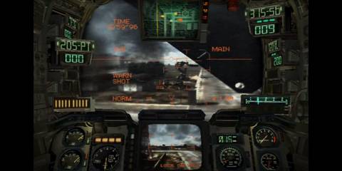 A mecha battle in Steel Battalion