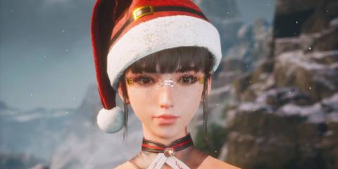 stellar blade fan shows off christmas cosplay