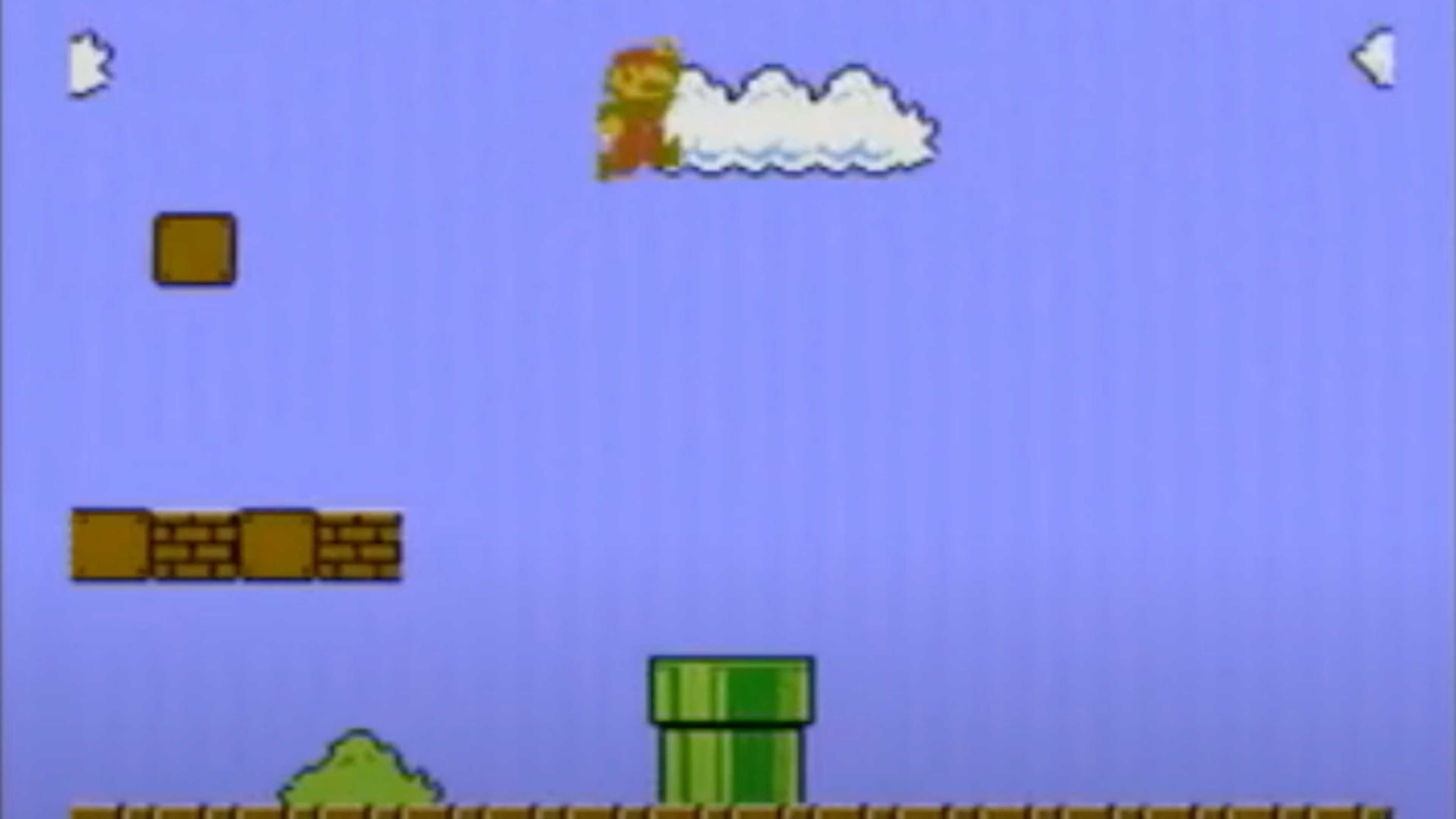 Screenshot do jogo Super Mario Bros.