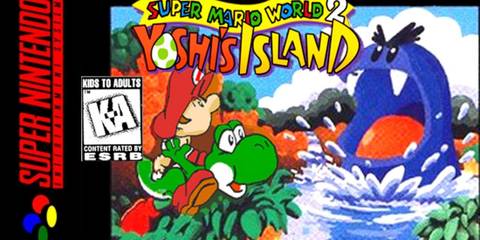 Super Mario World 2: Yoshi's Island SNES box art