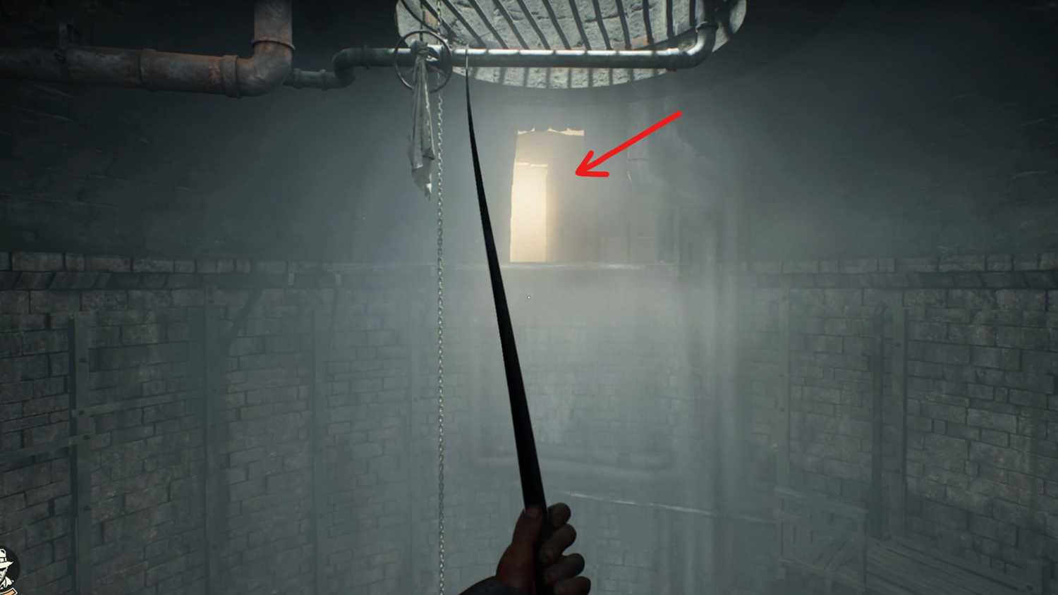 Passo 5: Explore os esgotos e avance no puzzle