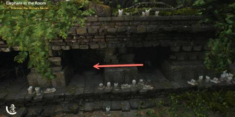 Switch the First Elephant in the First Compartment in the Second Compartment under Statue