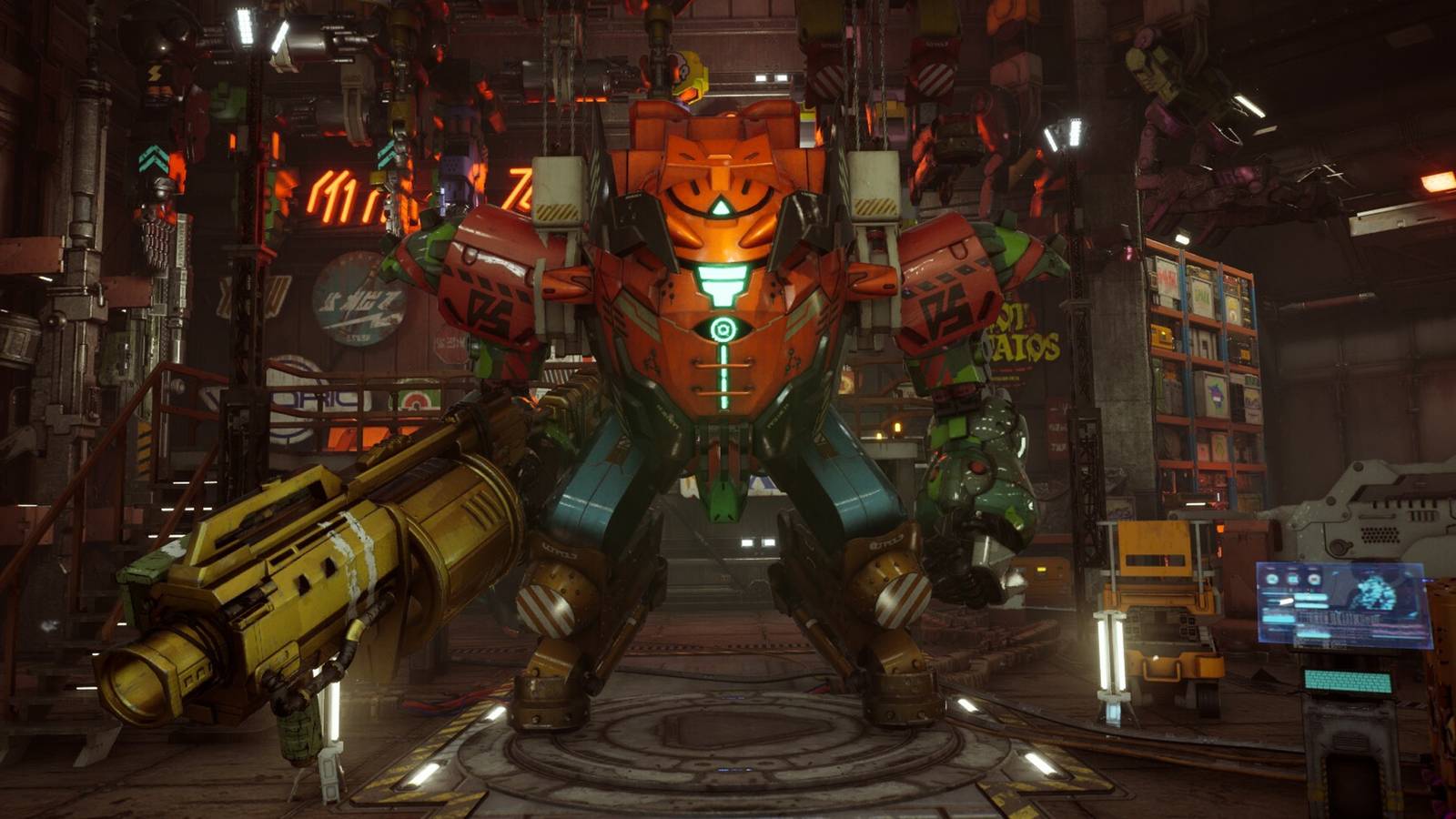 synduality echo of ada mecha waiting to be loaded