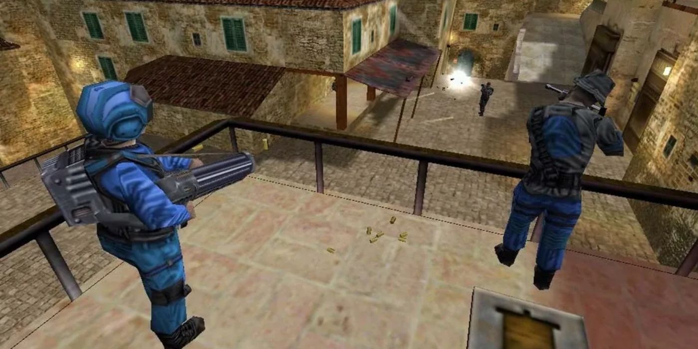 Team Fortress Classic Firing From Rooftop