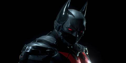 close shot of batman