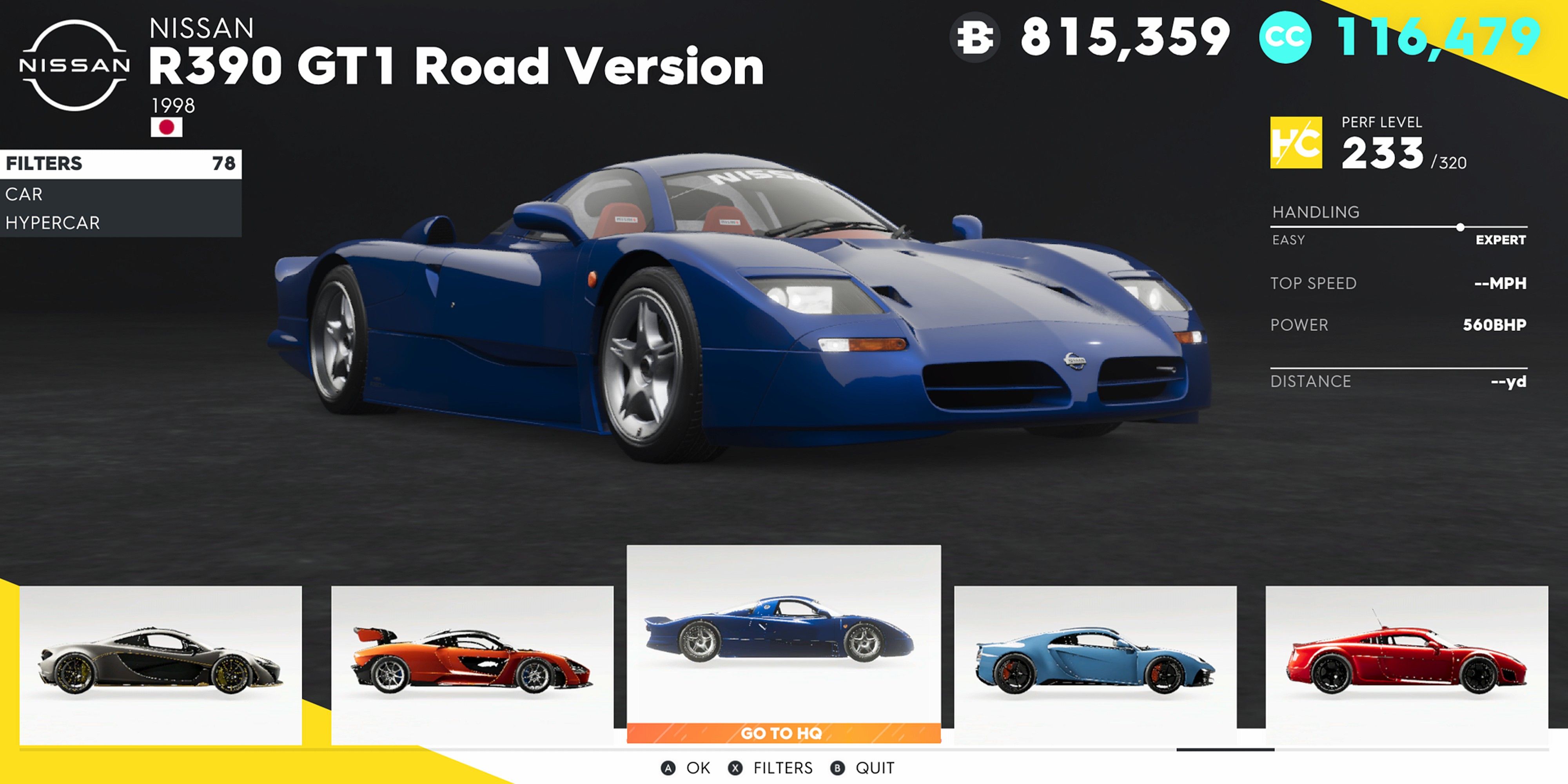 The Crew 2 Nissan R3900 GT1 Road Version