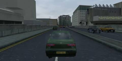 The Getaway driving in London