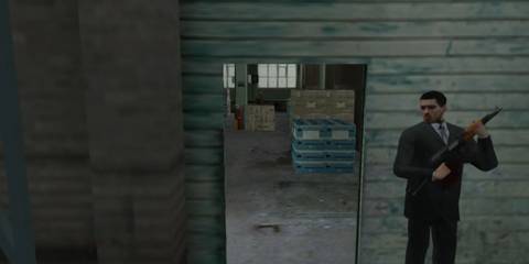 The Getaway on foot sequence