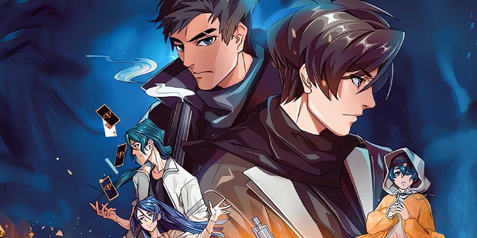 The main characters of Dawn Of The World on the cover of the show.