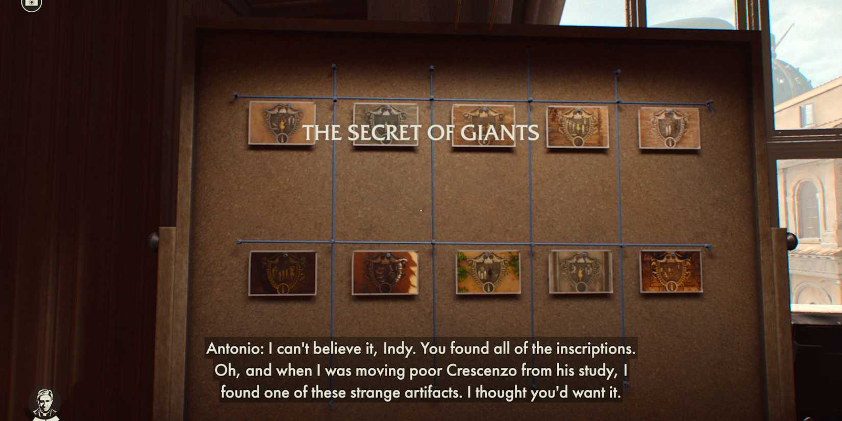 The Secret of Giants quest complete in Indiana Jones and the Great Circle