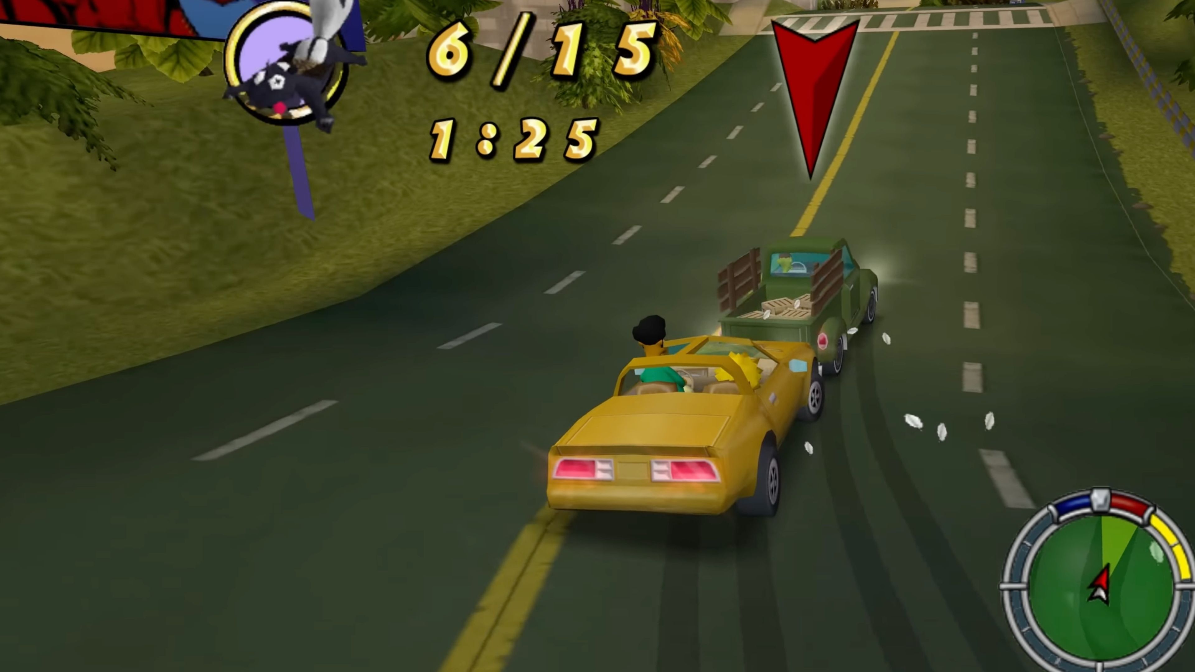 The Simpsons_ Hit & Run In Game Screenshot 4