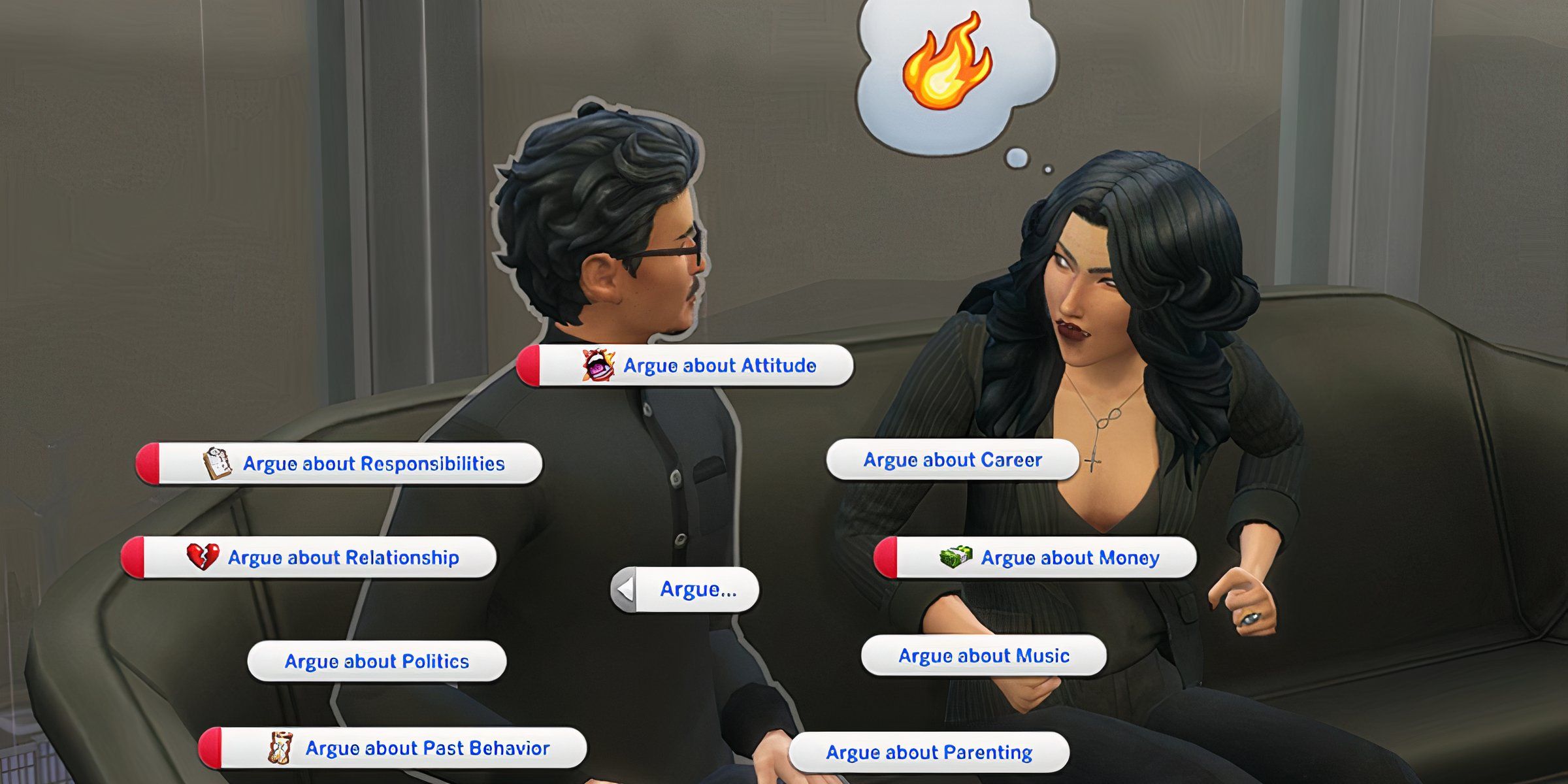 New argument social interactions from the Insults & Arguments Pack mod