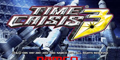 Time Crisis 3 PS2 title screen