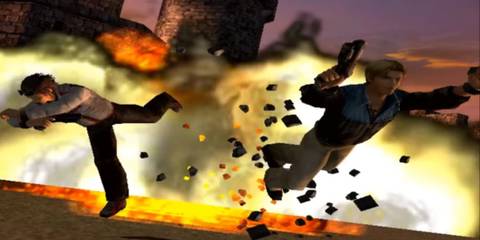 Time Crisis 3 screenshot from a cutscene