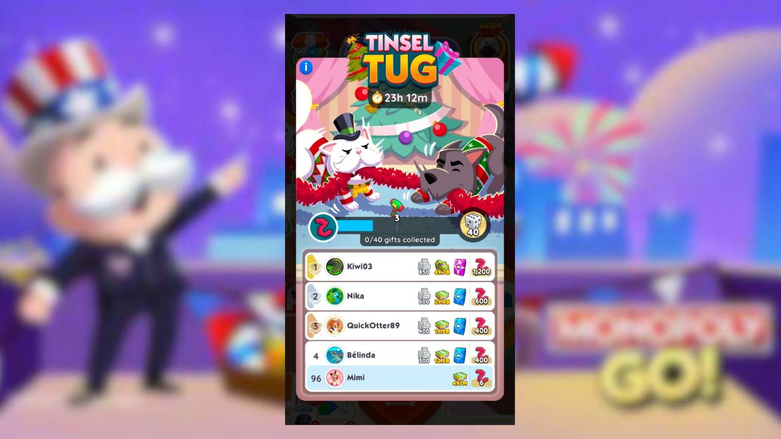 tinsel tug monopoly go