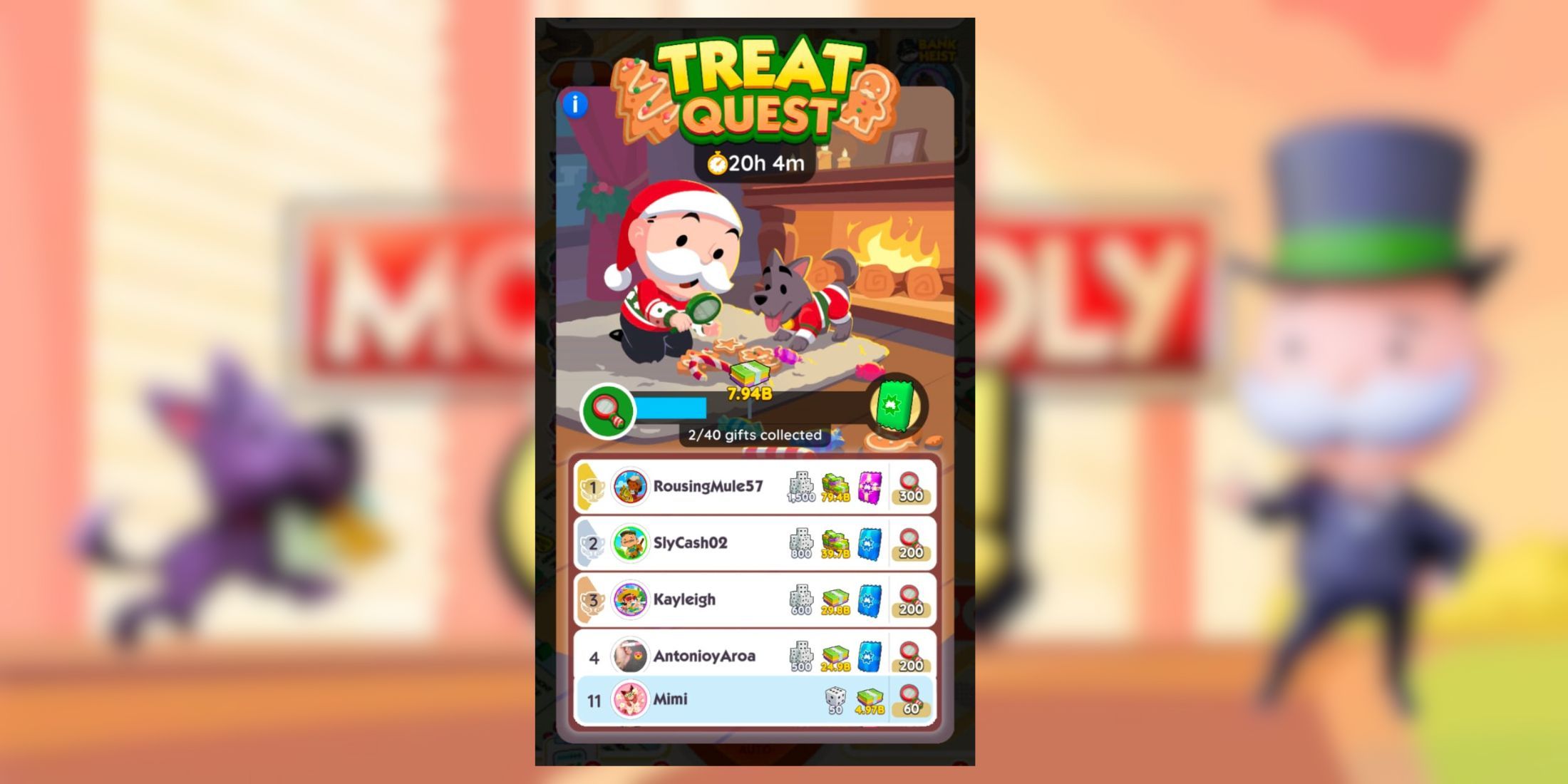 treat quest monopoly go