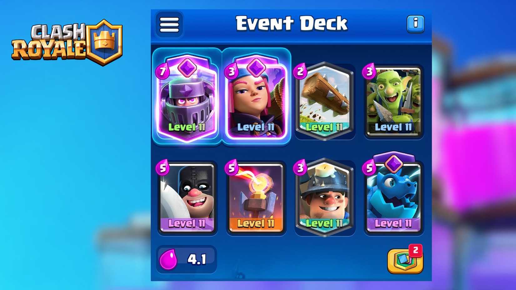 3 elixir rare cards 4 Meet the SerpentA New Cost Epic Card Concept! (Artwork by Me) Unlocked in Jungle Arena : r/ClashRoyale Description coming soon... Elixir | FINAL FANTASY Description coming soon... New 3 Elixir Legendary Card
