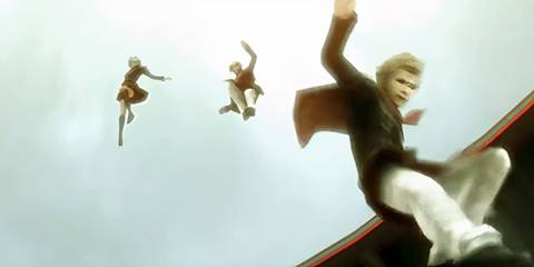 class zero springing into action in final fantasy type-0