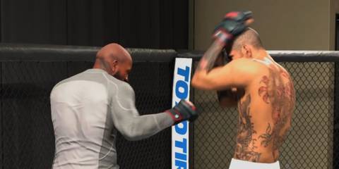 UFC 5 block and hook combo first step