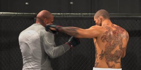 UFC 5 block and hook combo third step
