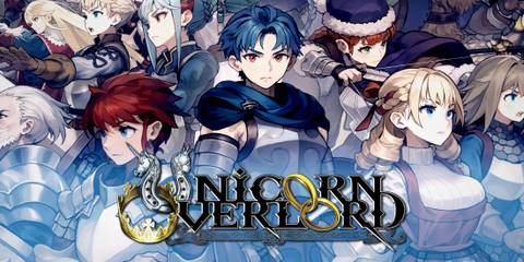 Unicorn Overlord cover artwork characters with game logo 2x1 composite