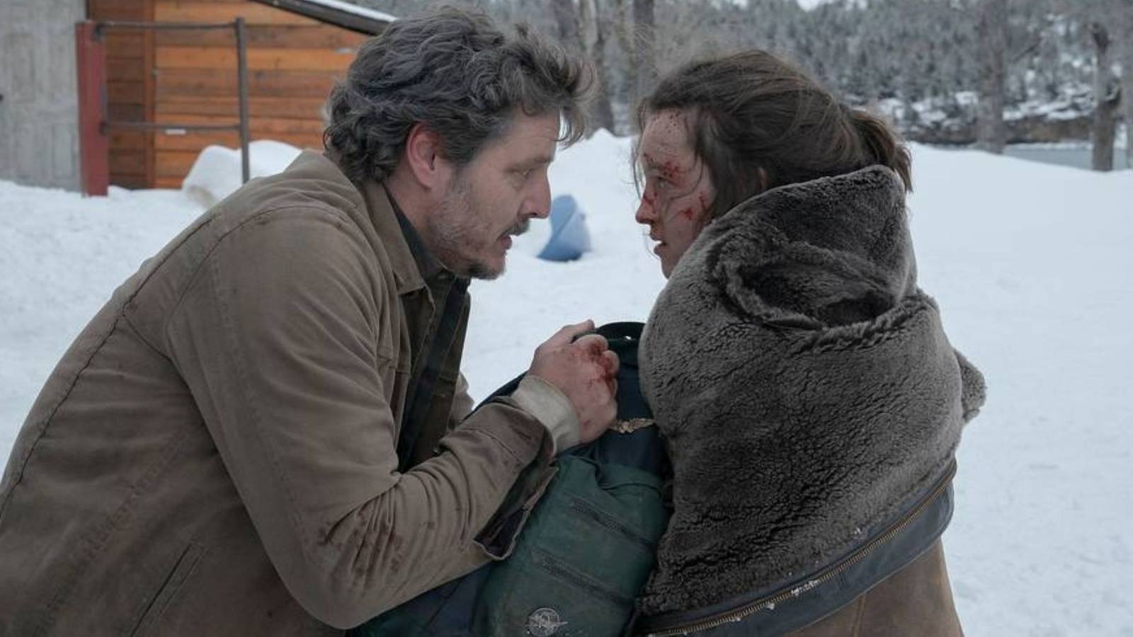 Ellie and Joel in HBO The Last of Us