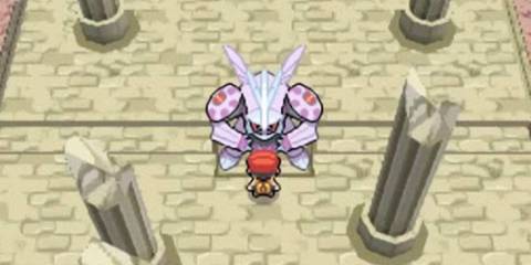 Palkia in Pokemon Diamond and Pearl