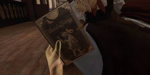 A player looking at a book in Deracine