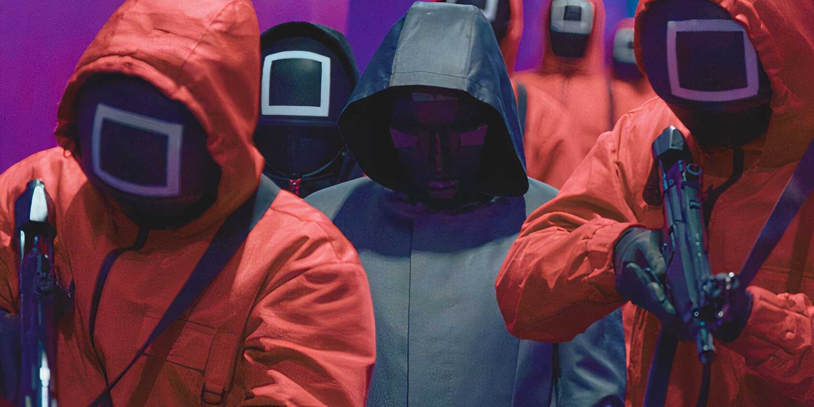 The Frontman in a still from Squid Game season 2