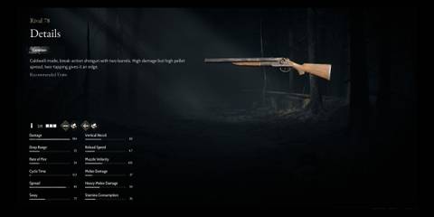  The Rival 78 Shotgun from Hunt: Showdown 1896 In The Statistics Viewer