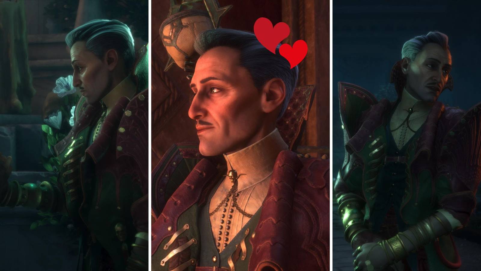 A grid showing Emmrich in Dragon Age: The Veilguard