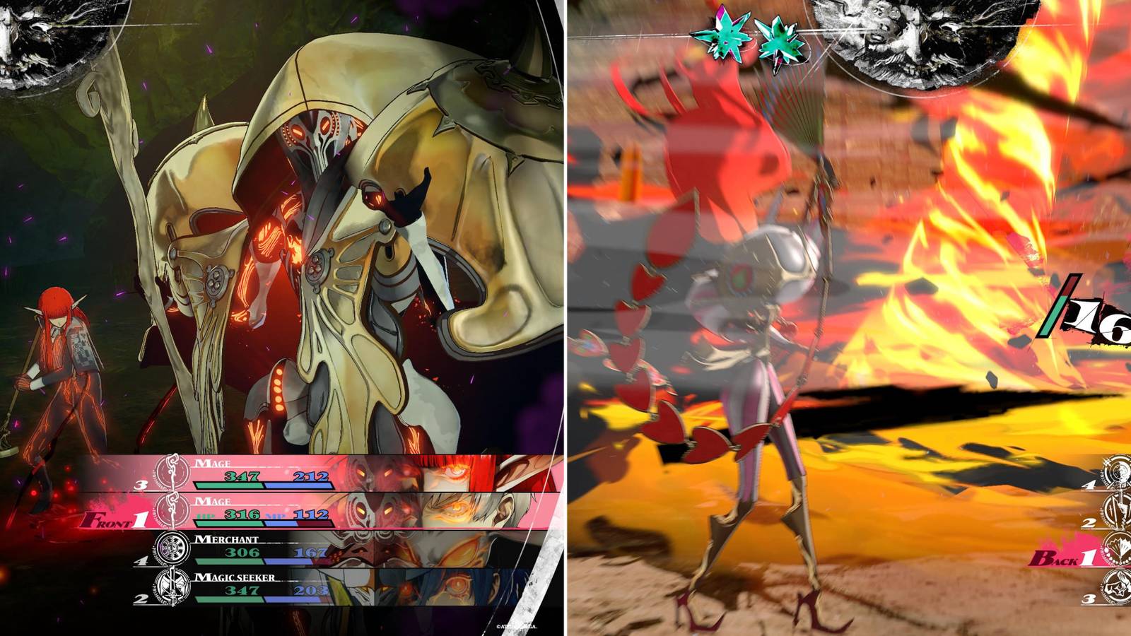 The Mage About To Use A Synthesis Skill & The Masked Dancer Using A Skill