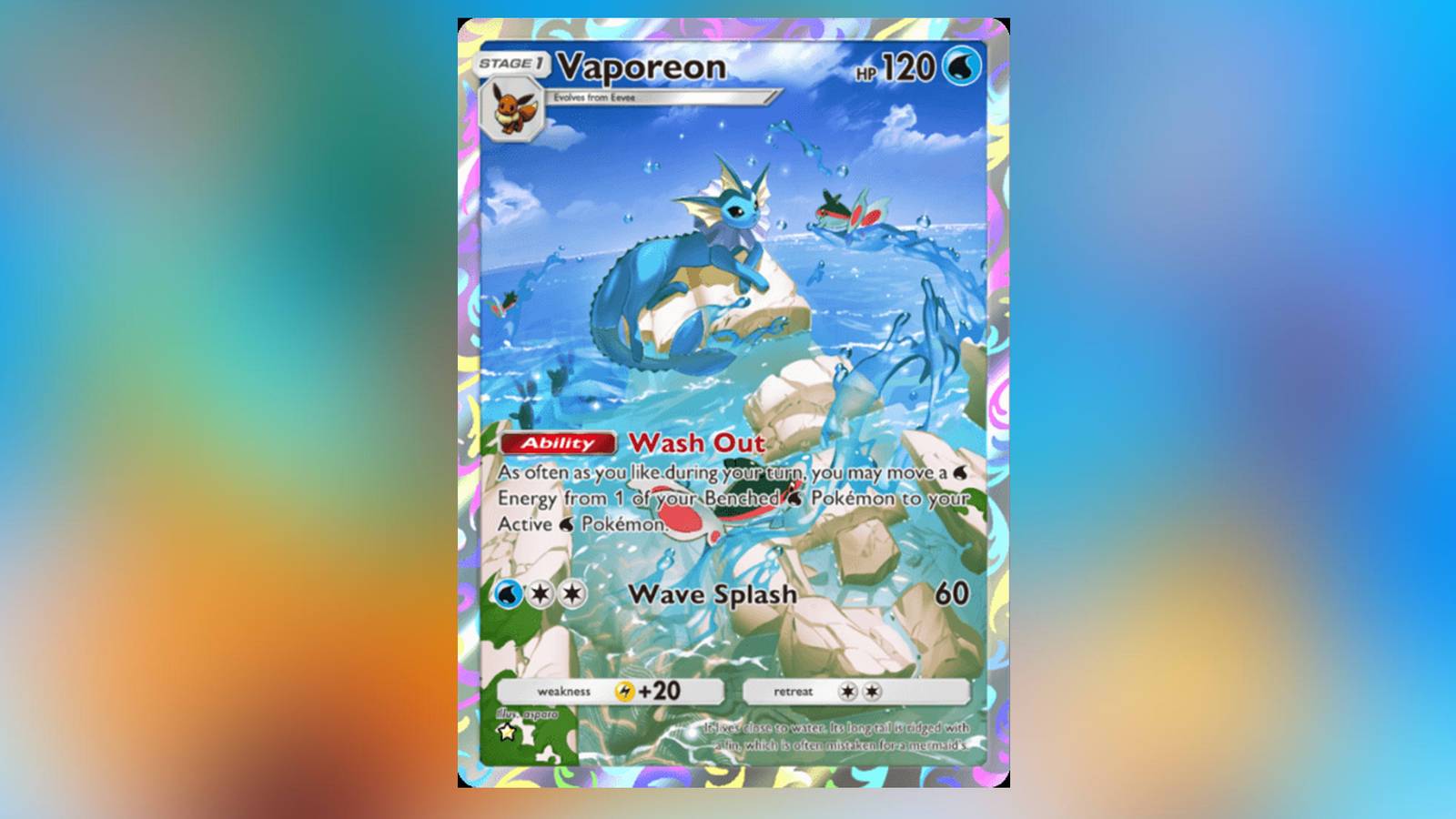 vaporeon pokemon tcgp