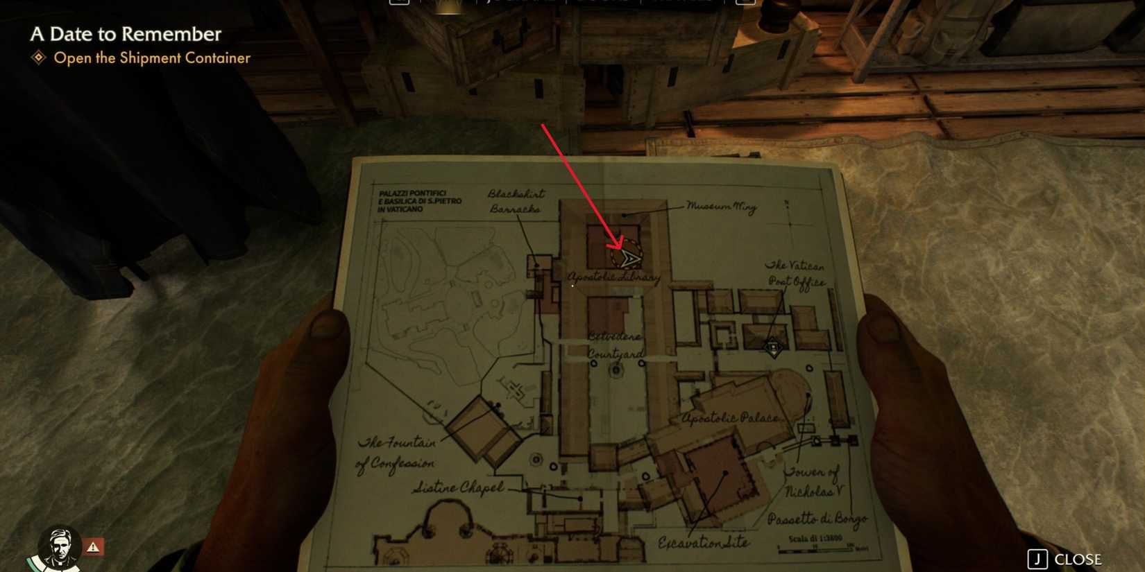 vatican map showing a date to remember