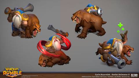 warcraft rumble mountaineer concept art