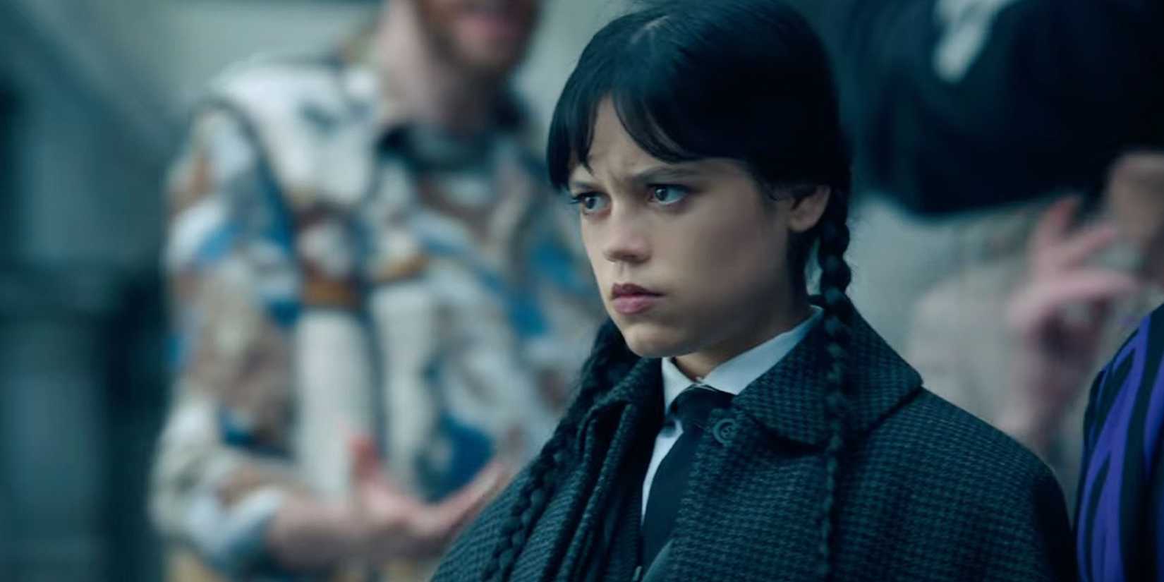Jenna Ortega as Wednesday Addams in Wednesday