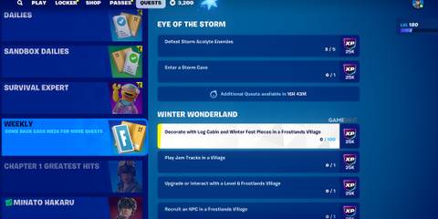 Weekly Quests in LEGO Fortnite Odyssey 