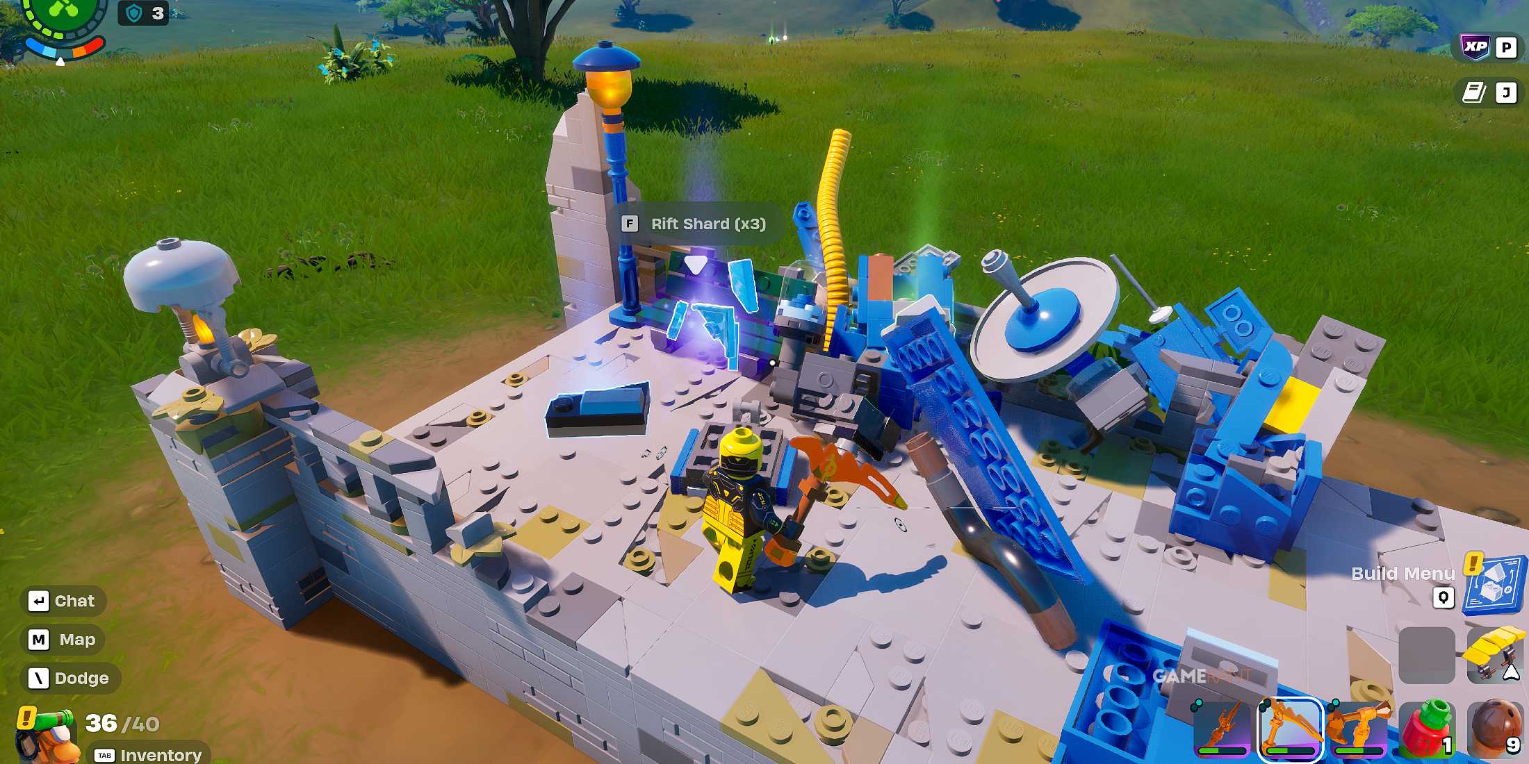 Firtnite Rift How To Get Rift Shards in LEGO Fortnite Odyssey