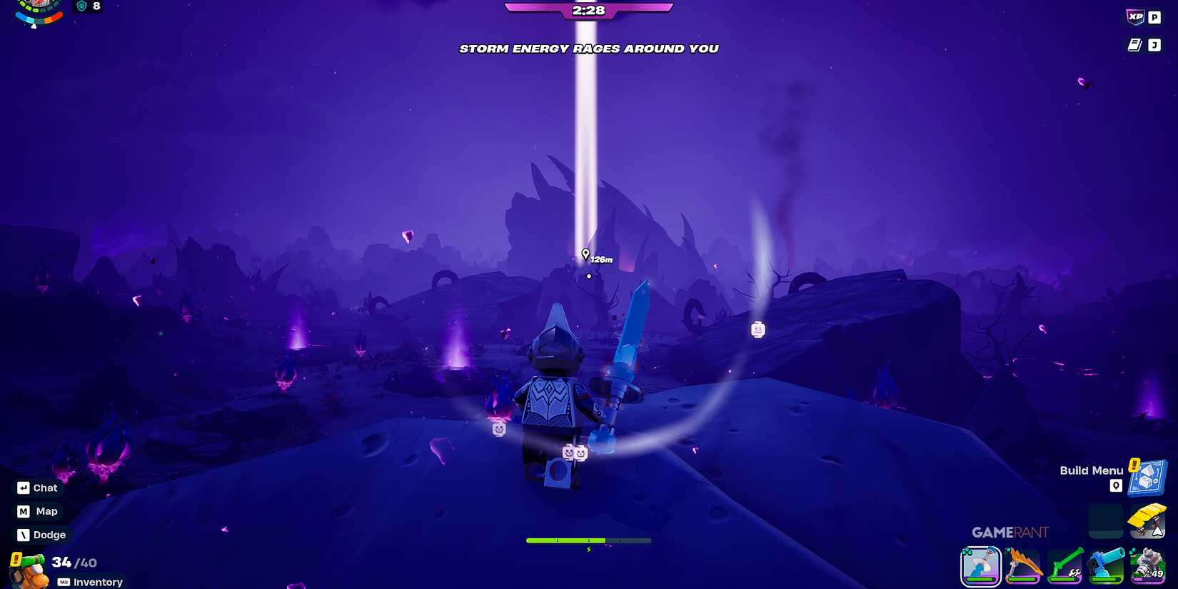 where to find a Storm Cave in LEGO Fortnite Odyssey 