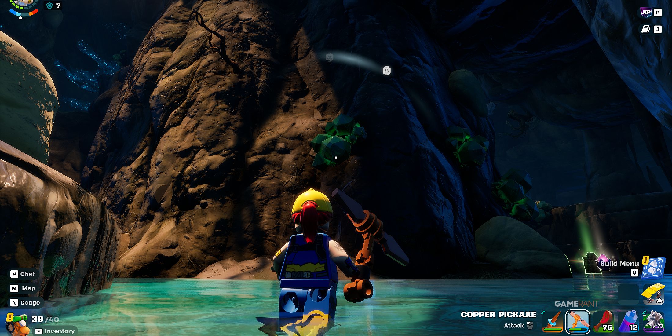 where to find Emeralds in LEGO Fortnite Odyssey