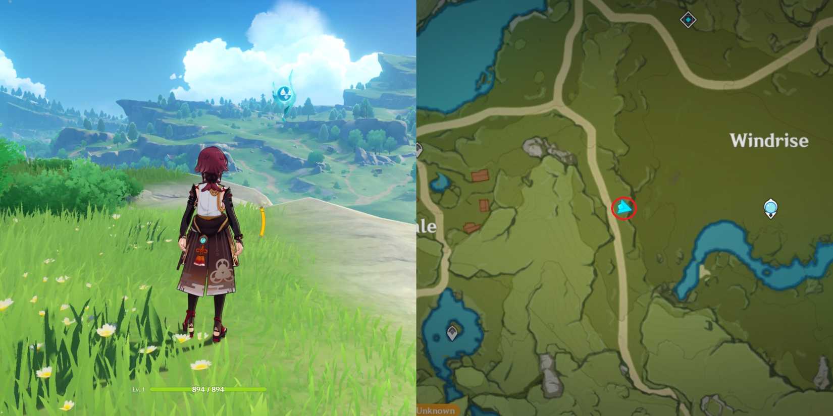 Windwail Highland Anemoculus Location 1