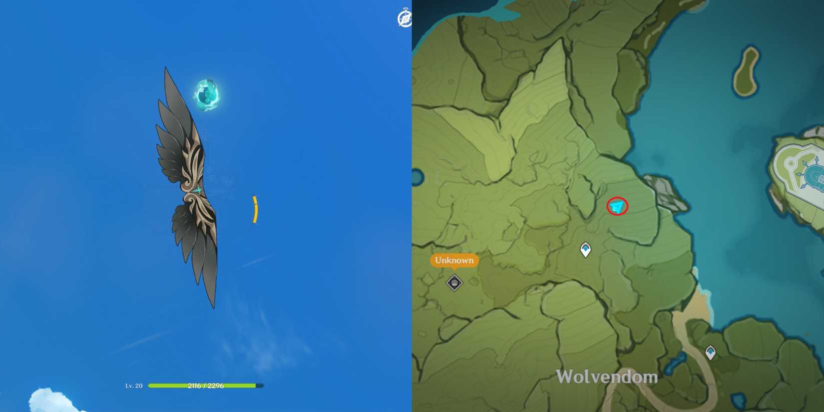 Windwail Highland Anemoculus Location 10