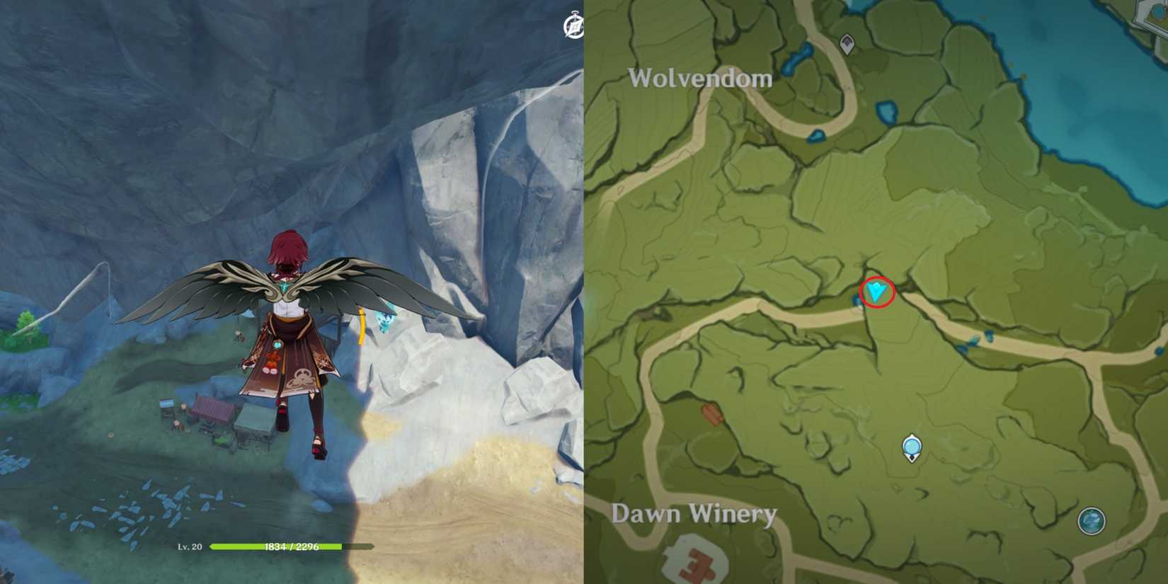 Windwail Highland Anemoculus Location 5