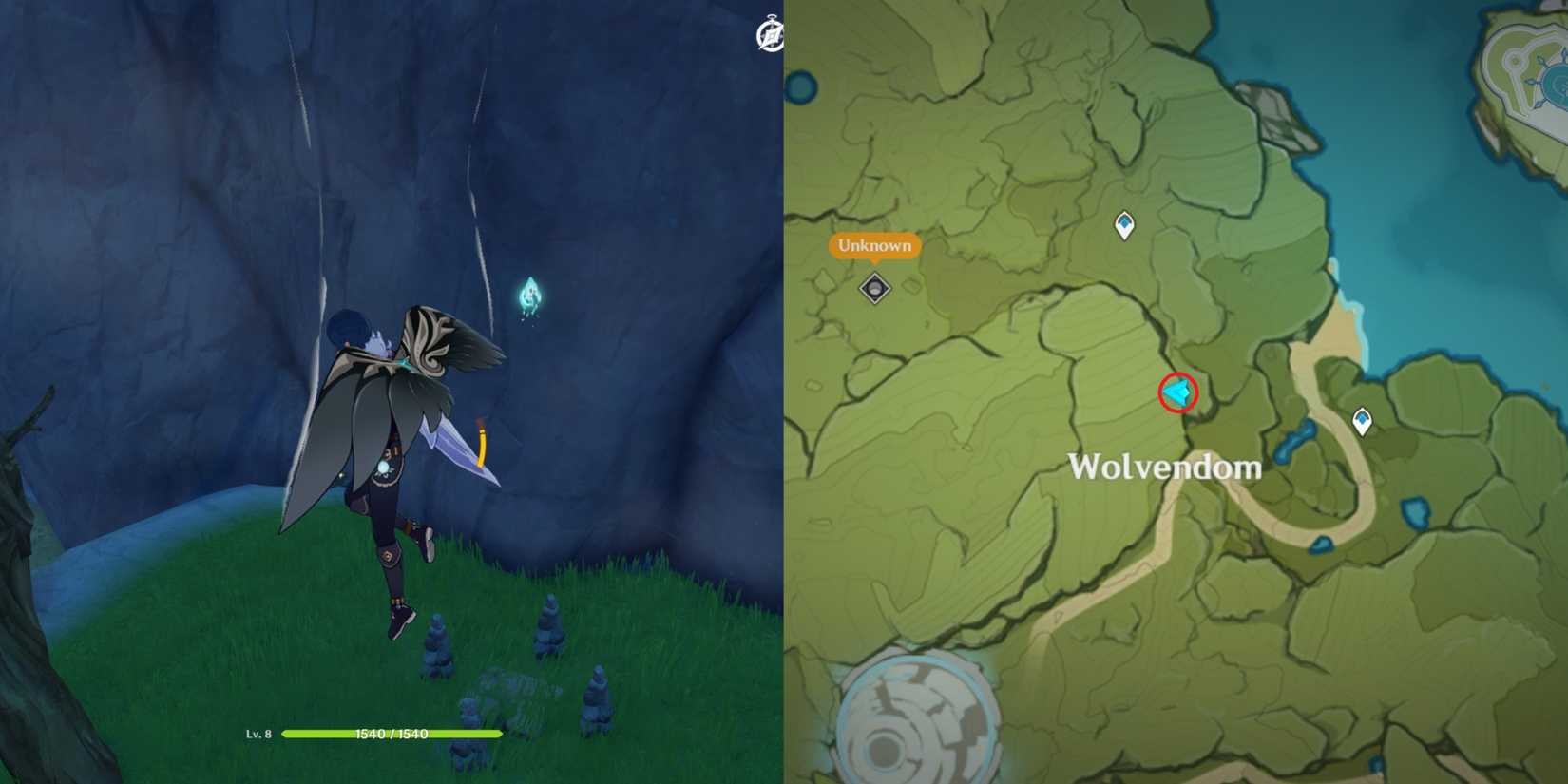 Windwail Highland Anemoculus Location 8