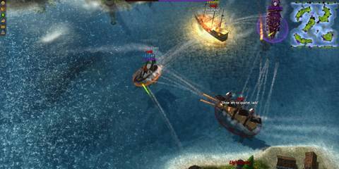 Winward Steam Screenshot Naval Combat