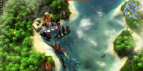 Winward Steam Screenshot Ship Battle Near A Port