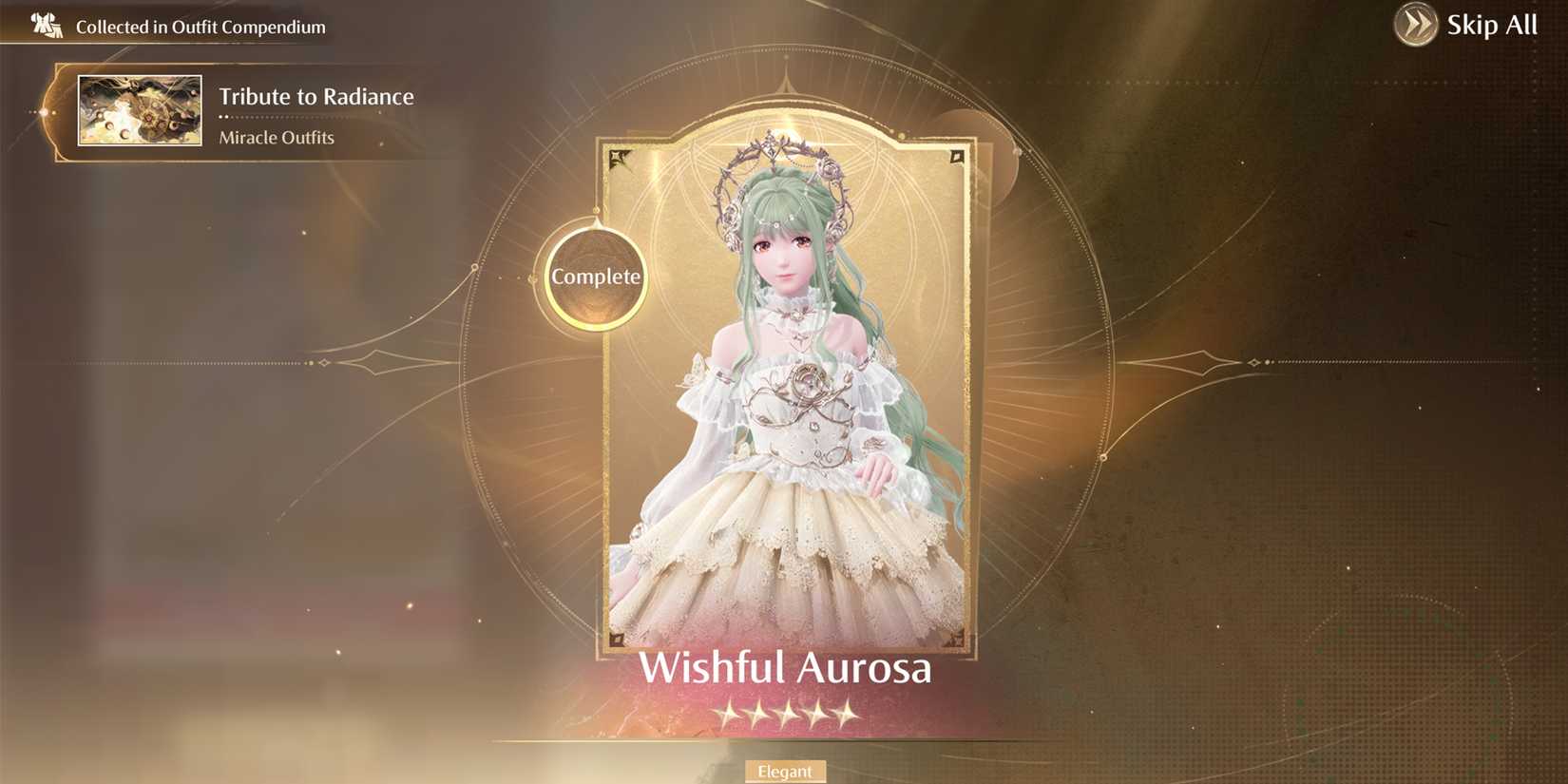 Wishful Aurosa Outfit In Infinity Nikki